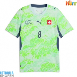 Billiga Schweiz Remo Freuler #8 Bortatröja VM 2026 Kortärmad